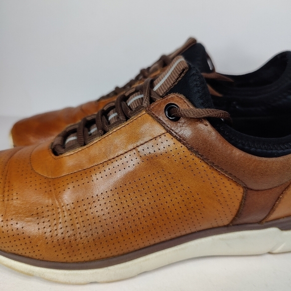 Johnston Murphy Men\'s XC4 Prentiss Brown Shipskin Lace Up Men\'s Shoes Size 10M main image 4